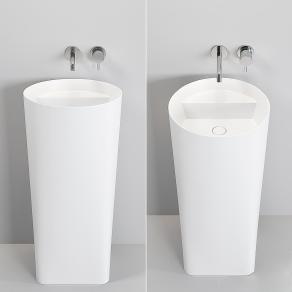 现代立式洗手盆